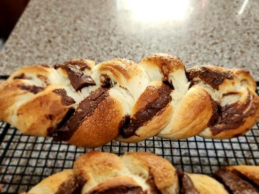 Nutella Braided Sweet Bread