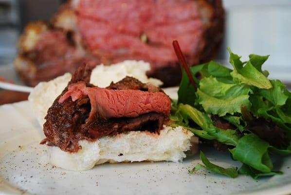 Succulent roast beef cooked on our churrasqueria.