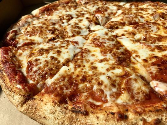 Absolutely delicious $5 Pepperoni Pizza!! Freshly prepared and fast service while you wait! Out of this world cheesiness!! YUM!