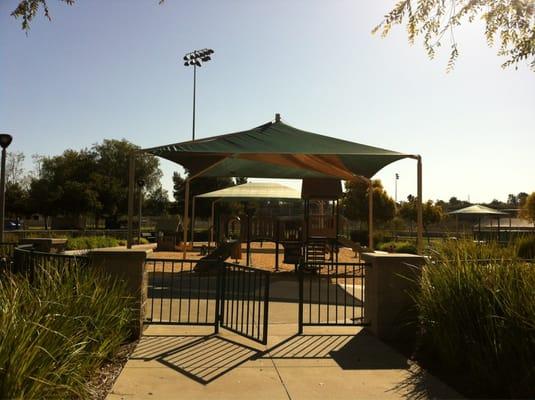 entrance to toddler playground