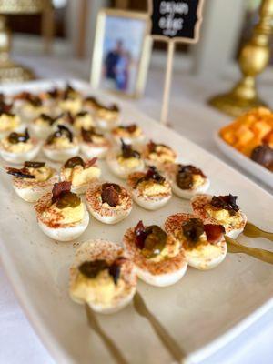 Cajun deviled eggs