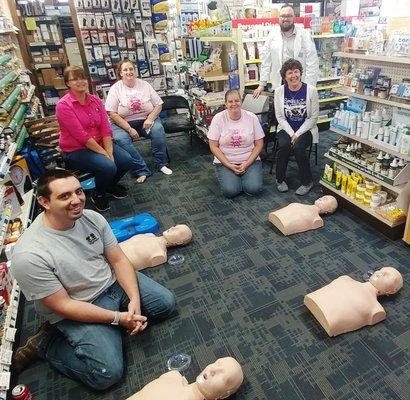 Our team is CPR certified!