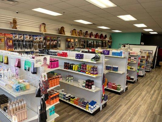 Beauty Supply has lots of choices place is neat and with great customer service!