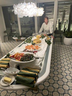 Private dinner party at the Limon in Palm Springs