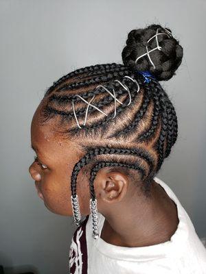 Children braid style