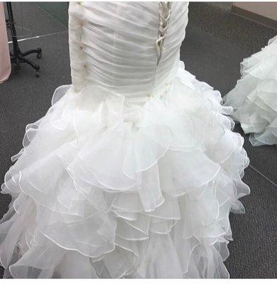 Wedding dress Alterations,take-in and a bustle