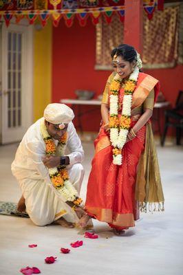 South Indian wedding ceremony photography