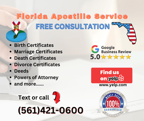 Apostille Service, authentication service.