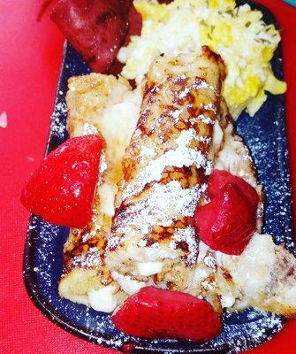 Cream cheese stuffed french toast