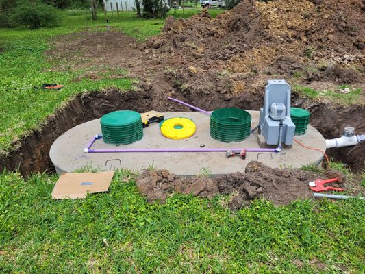 Another new septic system we are installing.