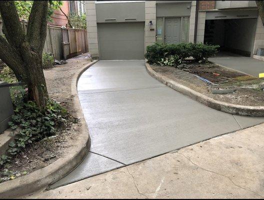 New Concrete Driveway!