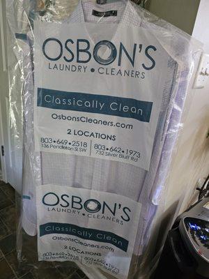 Osbon's Laundry and Cleaners