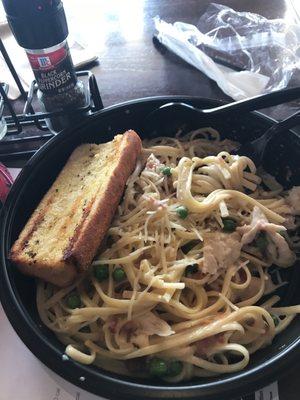 Chicken carbonara