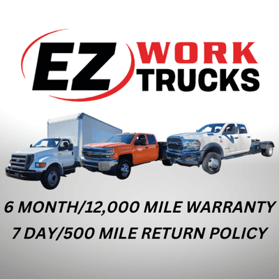 Used Work Trucks. Box Trucks, Cargo Haulers, Utility Trucks, Flatbed Trucks