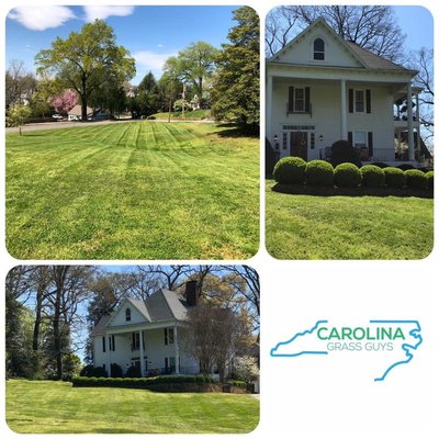 Carolina Grass Guys Landscaping Lawn care 828-544-0377