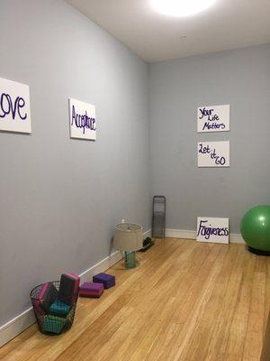 Yoga room