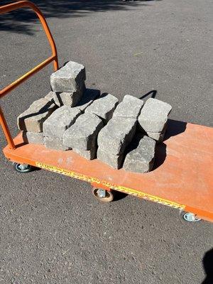 Heavy landscape bricks