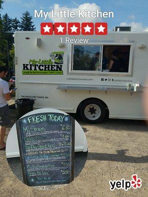 Food truck with a delicious menu of choices!