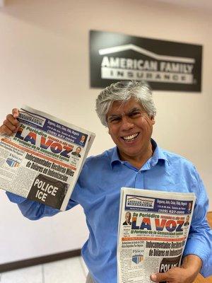 Stop by and grab your copy of LA VOZ