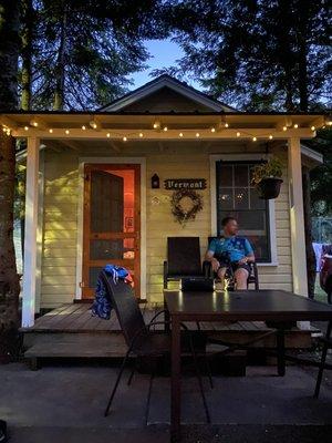 Night time at Vermont cottage