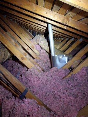 Attic insulation