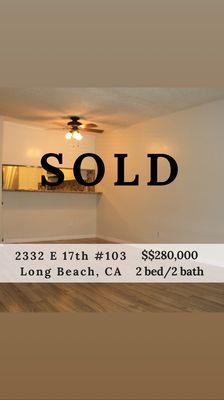 On this listing in Long Beach, we received multiple offers and sold for $10,000 over list price!