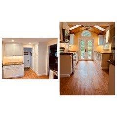 Kitchen before / after