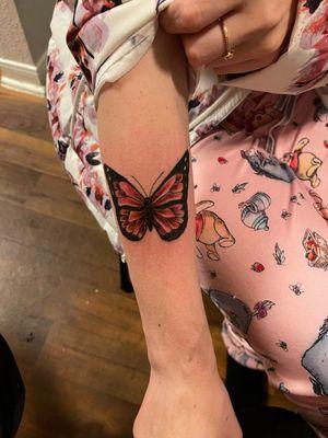 Freehand butterfly