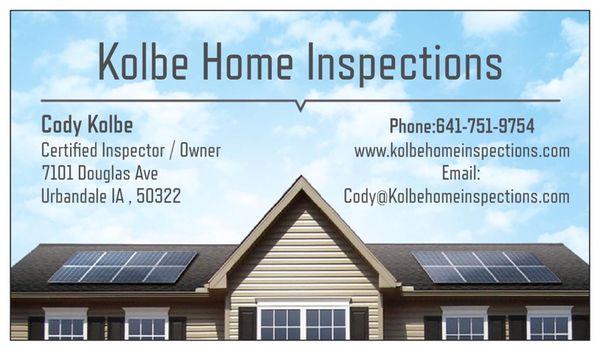 Kolbe Home Inspections