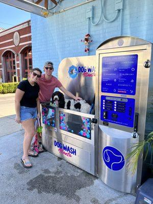 Self service dog wash!