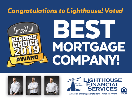 Voted Best Mortgage Company - 2019 Times-Mail Readers' Choice