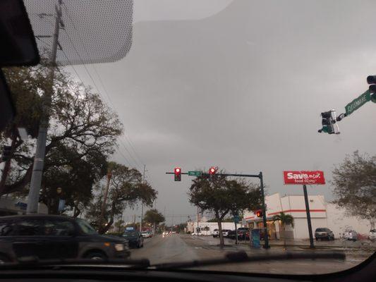 Dark Skies, Thunder & Lightning. Kept us from riding, but STILL FORCED TO PAY!