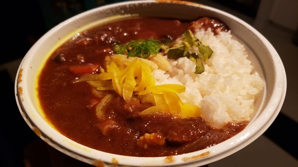 Japanese curry ($15), vegan by default. Tasty and savory, but I wish it had tofu.