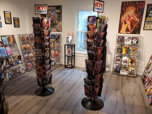 One of the rooms - a good lineup of different comics, all beautifully displayed