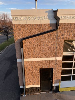 This yoga gym was having problems with ice building up at there door. Not anymore!