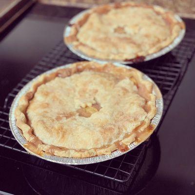 Grandma's recipe Apple Pie. This is the pie that got us started in the pie biz and is still a top seller.