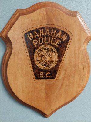 Inside the Hanahan police SC-they have displayed all of this-taken there