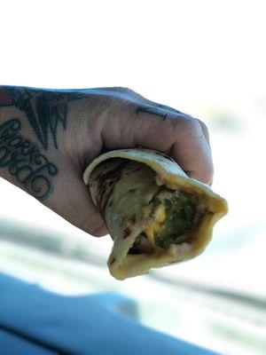 Chille relleno burrito