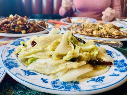 Experience the true taste of Sichuan cuisine with our delicious dishes like Kong Pao chicken, MaPo Tofu, and cabbage.