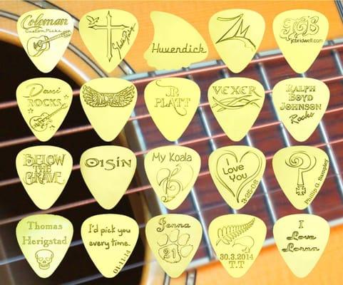 Examples of Custom Picks