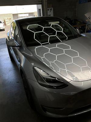 Ceramic Tint on a Tesla Model Y