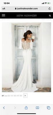 Wedding dresses in stock. Immediate delivery