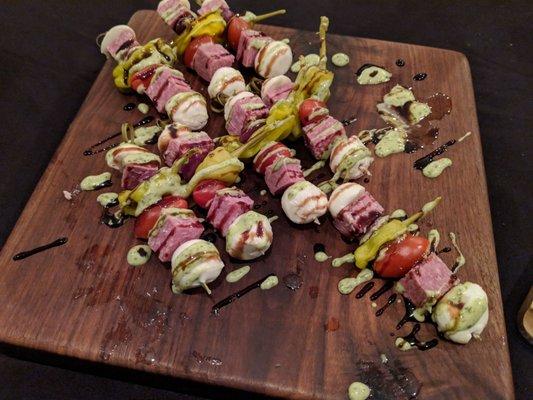 Antipasto skewers