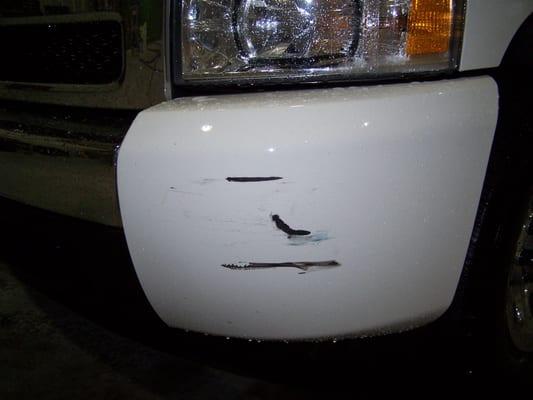 Before Bumper Repair