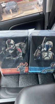 I picked up Jango Fett and the brand new Hunter!