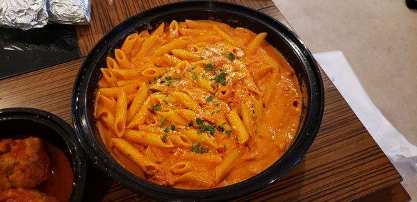 Penne vodka