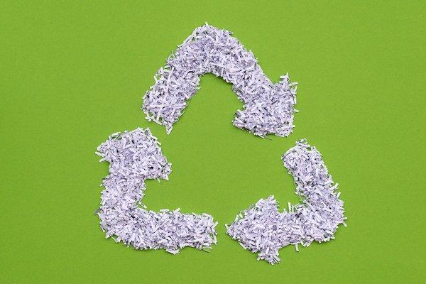 We recycle all shredded paper bits