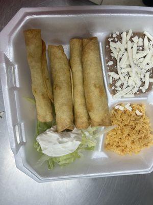 chicken flautas