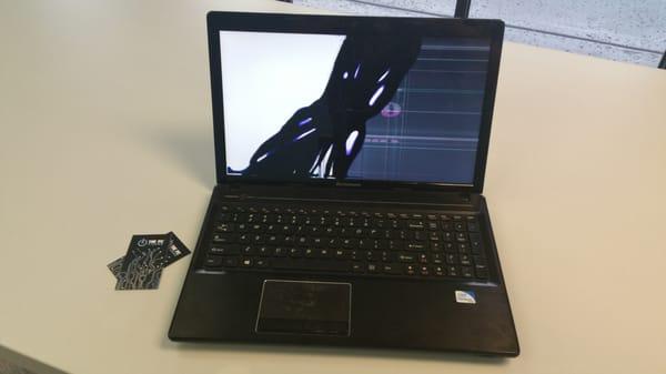 laptop with a cracked screen. They had been told it was going to cost $500 to replace. We just saved them $340.