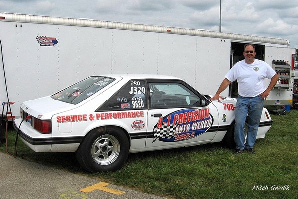 A1's owner, Matt O'connell, with his weekend warrior (or consider it a rolling advertisement).